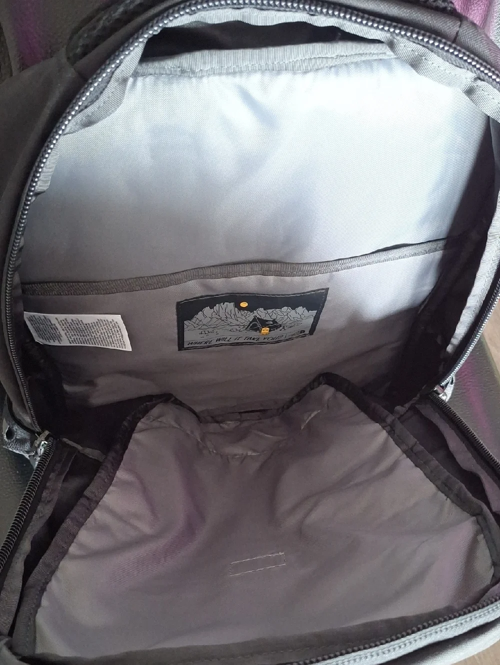The North Face Black Connector Backpack with Blue Xylem Logo 21